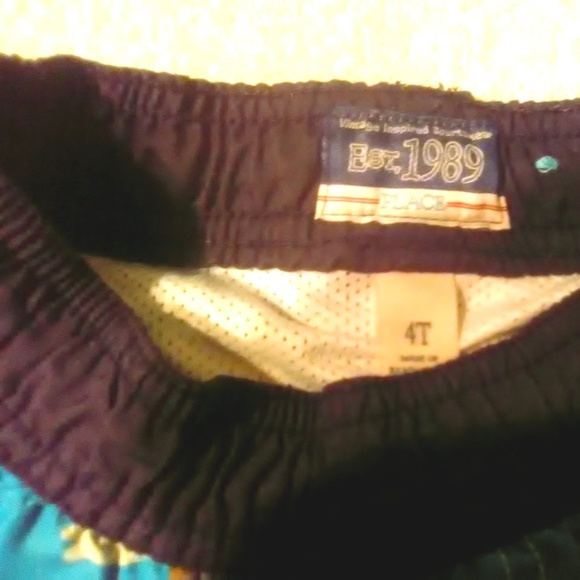 Childrens Place Swim Trunks Size 4T - Picture 2 of 2